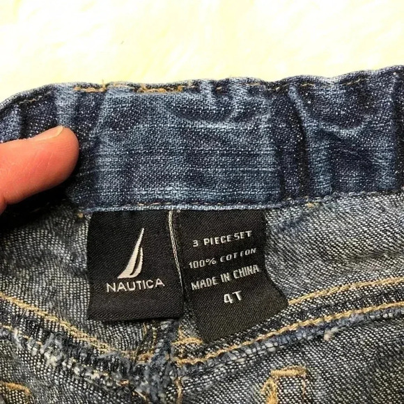 Nautica Jeans Dark  Wash Size 4T - Picture 7 of 16